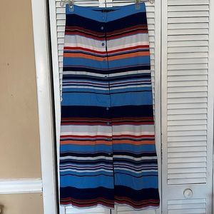 Brooks Brothers Multi Color Long Skirt Sise USA Small